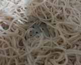 A picture of step 1 of Schezwan Noodles.