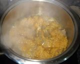 Foto del paso 2 de la receta Puré de calabaza con setas y jamón serrano salteado