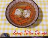 Japanese Soup Niku Dango (sup meatball) langkah memasak 6 foto