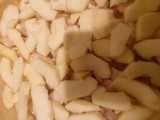 Torta de pollo y manzana