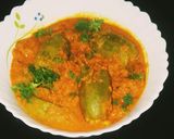 A picture of step 4 of Striped pear gourd or Pointed Gourd(parval) Curry.