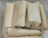 A picture of step 7 of Chicken Spring Roll.