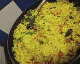 A picture of step 4 of Lemon Rice for lunch/dinner in 15 minutes.