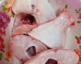 Hình bước làm 1 của món Canh cải rổ cá điêu hồng