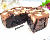 Foto langkah ke 6 dari resep Mochi Cake Coklat Lumer.