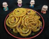 A picture of step 7 of Instant Jalebi.