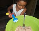 A picture of step 1 of Annie's On The Go Tuna Salad.