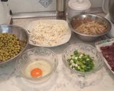 Egészséges töltött csirkecomb recept fázis 1 fotója