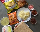 A picture of step 1 of Instant Dabeli bites.