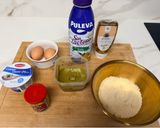 Foto del paso 1 de la receta: Tarta de Queso Cottage y Pistachos en Air Fryer
