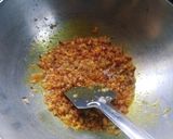A picture of step 6 of Dal Palak.