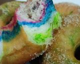 Gambar langkah 10 resipi Donut PRU15 💚💙❤️ aka Pelangi Viral.