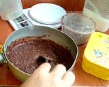 Foto langkah ke 3 dari resep Selai coklat untuk isian Roti, bakpao, bomboloni, olesan Roti.