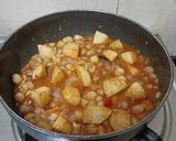 A picture of step 7 of Ghugni ---- A Bengali Street Snack, highly nutritious that you cannot deny.