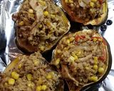 A picture of step 7 of Thanksgiving Leftover Baked Acorn Squash.