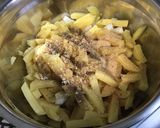 A picture of step 10 of Turnip and Potato Gratin with Mini Pork Sausages.