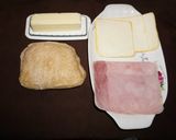A picture of step 1 of Barros Jarpa Sandwich.