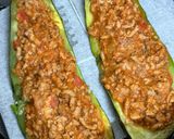 Foto del paso 5 de la receta Calabacines rellenos gratinados con levadura nutricional en Airfryer