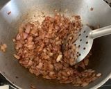 A picture of step 2 of Sukha dal.