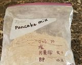 A picture of step 1 of Whole Wheat Pancake Mix.