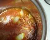 Foto del paso 3 de la receta: Macarrones con tomate, huevo cocido y tiras de bacon