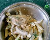 A picture of step 3 of Crispy Bhindi (Ladyfinger) Fry.