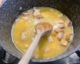 Une image de l'étape 8 de Gratin de spätzles à l’ananas, fromage et petits légumes.