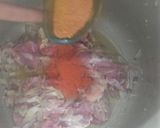 A picture of step 4 of Kadu gosht.