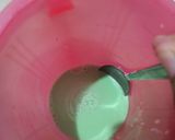 Foto langkah ke 2 dari resep Mochi Pandan Isi Kacang.