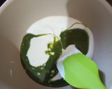Foto langkah ke 3 dari resep Coconut Cream Matcha Lava.