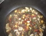 A picture of step 5 of Hot and sour soup.