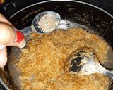 A picture of step 3 of Ramzan especial roasted and baked mithi sewaiyan.