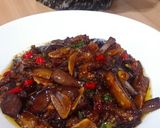 Foto langkah ke 4 dari resep Terong kecap pedas.