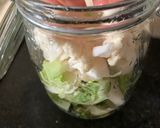 A picture of step 2 of Fermented cauliflower with pink pepper corn and chilli 🌳🌶.