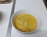 A picture of step 5 of Garlic Soup with Caramelized Onion, Leek, and Goat Cheese.