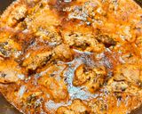 A picture of step 4 of Chicken Changezi.