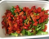 Une image de l'étape 8 de Poivrons et tomates à l'ail et anis vert.