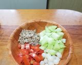 Foto del paso 1 de la receta: Ensalada de melón con quinoa y jitomate