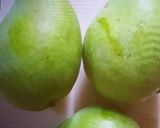 A picture of step 1 of Raw mango marmalade.