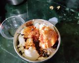 A picture of step 2 of Makara Chawal.