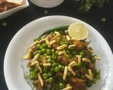 हरी मटर की घुघनी (hari matar ki ghugni recipe in Hindi) रेसिपी चरण 9 फोटो