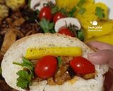 عکس مرحله 10 از دستور ساندویچ قارچ و بادمجان