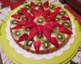 Une image de l'étape 11 de Tarte fraises kiwis.