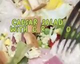 Foto langkah ke 4 dari resep Caesar salad with croutons.