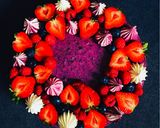 Erdei gyümölcsös joghurttorta (málna-áfonya) recept fázis 8 fotója