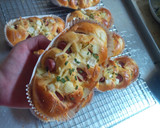 Foto langkah ke 7 dari resep Roti Sosis Sapi Empuk sampai 3 hari,kesukaan kita ;) - Sausage hotdog bun.