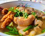 Hình bước làm 2 của món Mì Chũ cá thập cẩm