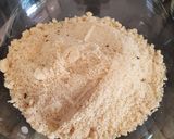 A picture of step 1 of Almond and Chocolate Cake.