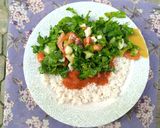 Shinkafa da miya da salad 🥗matakin girki3 hoto
