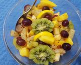 A picture of step 3 of Sweet and tangy fruit salad.